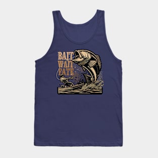 Bait the fish - vintage fishing shirt Tank Top